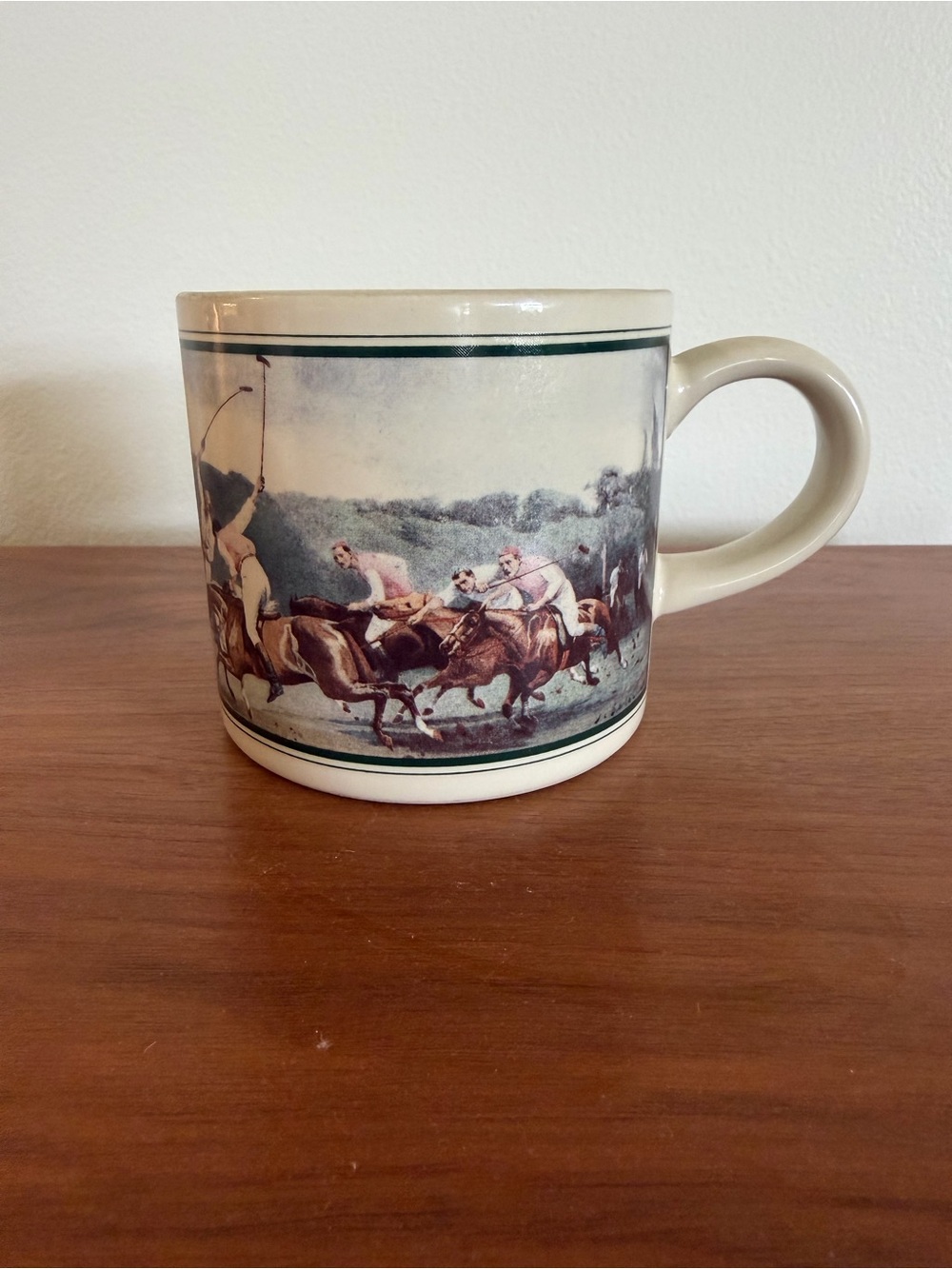 Classic Polo Scene Ceramic Coffee Mug